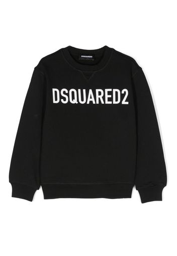 Dsquared2 Kids logo-print cotton sweatshirt - Nero