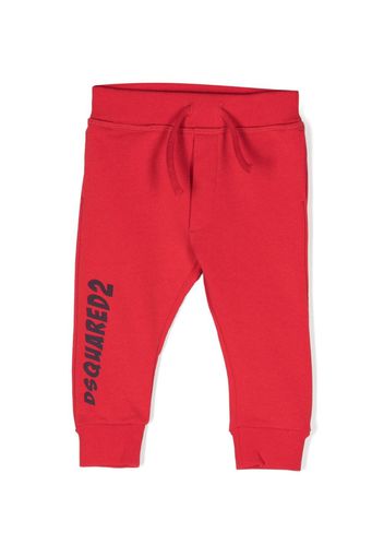 Dsquared2 Kids cotton track pants - Rosso