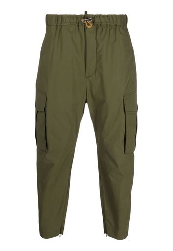 Dsquared2 drawstring tapered trousers - Verde