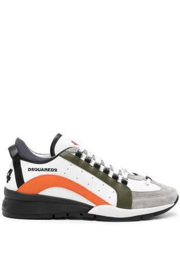 Dsquared2 Spiker panelled sneakers - Bianco