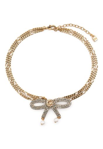 Dsquared2 bow curb-chain necklace - Oro