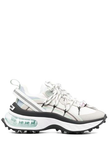 Dsquared2 multi-panel lace-up sneakers - Bianco