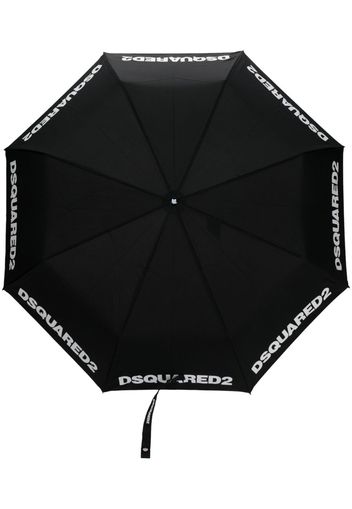 Dsquared2 logo-print compact umbrella - Nero