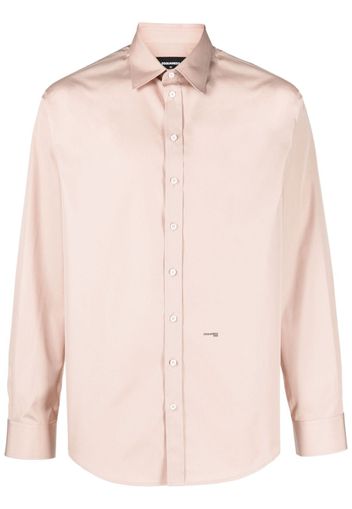 Dsquared2 logo-print cotton shirt - Rosa