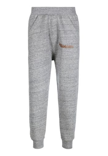 Dsquared2 logo-print cotton track pants - Grigio