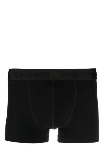 Dsquared2 logo-embroidered waistband boxers - Nero