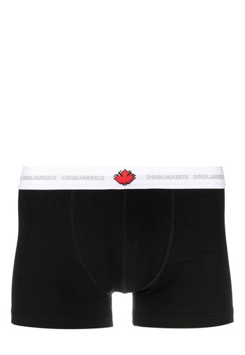 Dsquared2 contrasting logo-waistband boxers - Nero