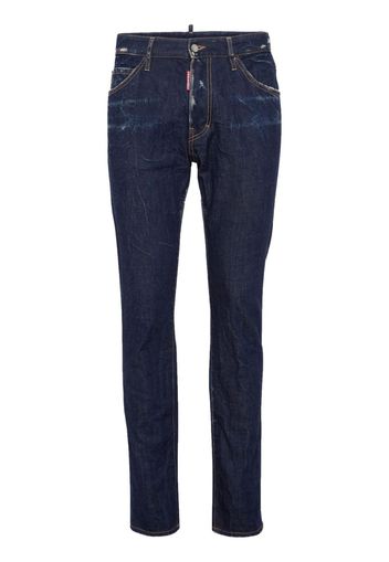 DSQUARED2 Jeans skinny a vita media - Blu