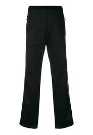 sequin stripe track pants