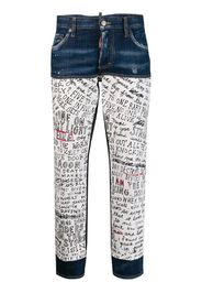 Jeans con stampa