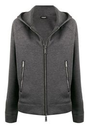 zipped hoodie