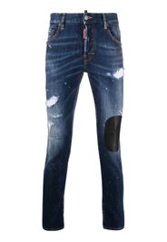 Jeans skinny con effetto vissuto