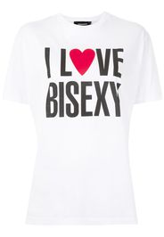 T-shirt I Love Bisexy con stampa