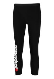 Dsquared2 logo-print cropped leggings - Nero
