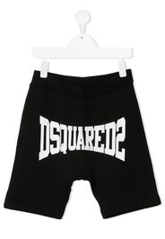 Dsquared2 Kids logo-print track shorts - Nero