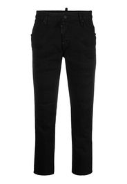 Dsquared2 Jeans crop a vita bassa - Nero