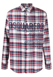 Dsquared2 Camicia con stampa - Rosso