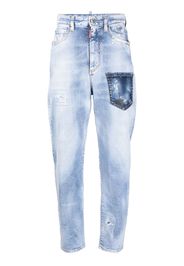 Dsquared2 Jeans affusolati con effetto vissuto - Blu