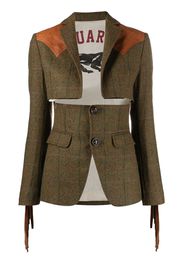 Dsquared2 Blazer con dettagli cut-out - Verde