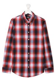 Dsquared2 Kids TEEN check-pattern shirt - Rosso