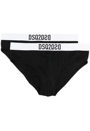 Dsquared2 Boxer con stampa - Nero