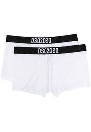 Dsquared2 Boxer con logo - Bianco