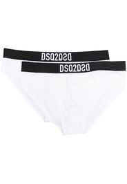 Dsquared2 logo-waistband boxer briefs (pack of 2) - Bianco