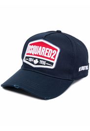 Dsquared2 embroidered-logo baseball cap - Blu