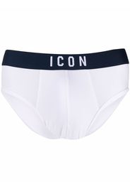 Dsquared2 ICON waistband briefs - Bianco