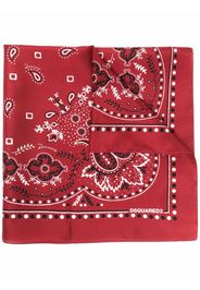 Dsquared2 paisley-print bandana scarf - Rosso
