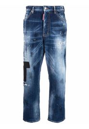 Dsquared2 distressed straight-leg jeans - Blu