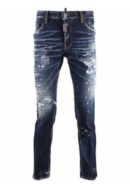 Dsquared2 Jeans skinny con effetto vissuto - Blu