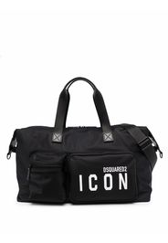 Dsquared2 logo-print holdall bag - Nero