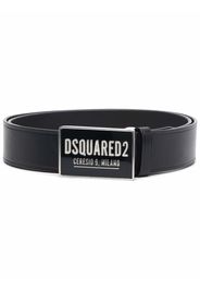 Dsquared2 Cintura con placca logo - Nero