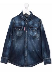 Dsquared2 Kids denim long-sleeve shirt - Blu