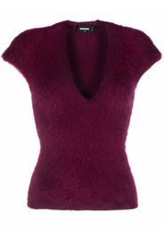 Dsquared2 deep V-neck top - Rosa