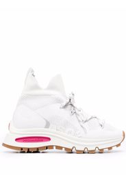 Dsquared2 perforated high-top sneakers - Bianco