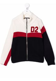 Dsquared2 Kids Cardigan con zip - Blu