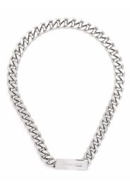 Dsquared2 logo plaque chain-link necklace - Argento