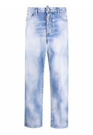 Dsquared2 bleached effect straight-leg jeans - Blu