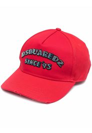 Dsquared2 logo patch cap - Rosso