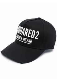 Dsquared2 logo-print cap - Nero