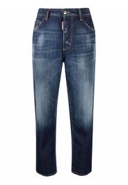 Dsquared2 high-rise straight-leg jeans - Blu