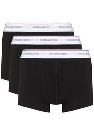 Dsquared2 D2 NOS TRI PACK TRUNK UNDERWEAR BLK - Nero