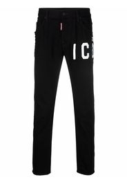 Dsquared2 Pantaloni sportivi con stampa - Nero
