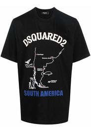 Dsquared2 T-shirt con stampa - Nero