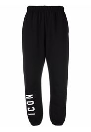 Dsquared2 Pantaloni sportivi con stampa - Nero