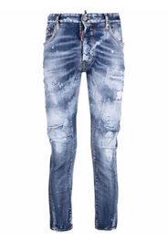 Dsquared2 Jeans skinny con effetto vissuto - Blu