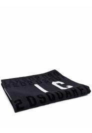Dsquared2 logo-print bath towel - Nero