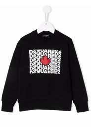 Dsquared2 Kids logo-print cotton sweatshirt - Nero